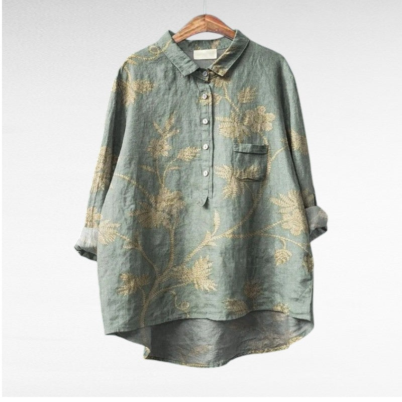 Claire - Blouse Élégante D'Été