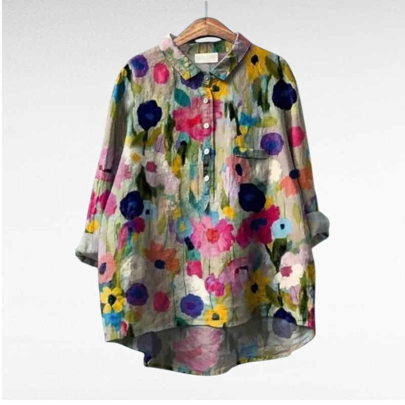 Claire - Blouse Élégante D'Été