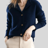 Claire - Cardigan En Cachemire Style Rétro