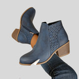 Élodie – Bottines Élégantes Perforées
