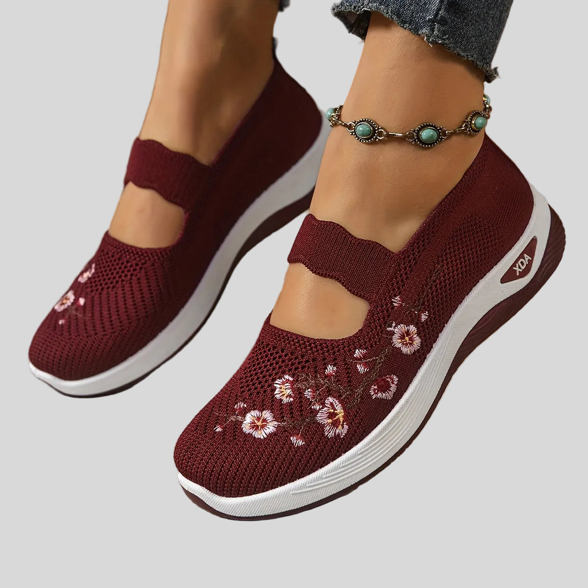 Élodie – Chaussures Respirantes Florales