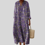 Robe d’Été Imprimée Flatteuse