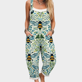Denise - Salopette Art Floral Abeille
