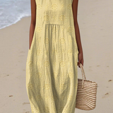 Rose™| Robe Midi Brodée