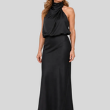Manon – Robe Longue Satinée Élégante