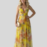Aurélie – Robe Longue Fluide Élégante
