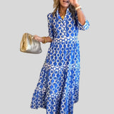 Juliana - Robe Midi Avec Motif Chaîne