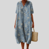 Robe Flora – Robe Midi Fleurie