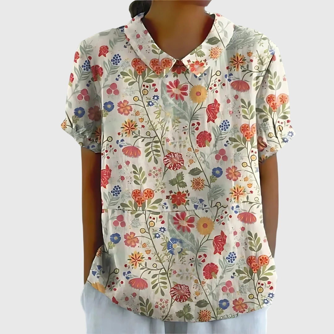 Jenna - Blouse Fleurie
