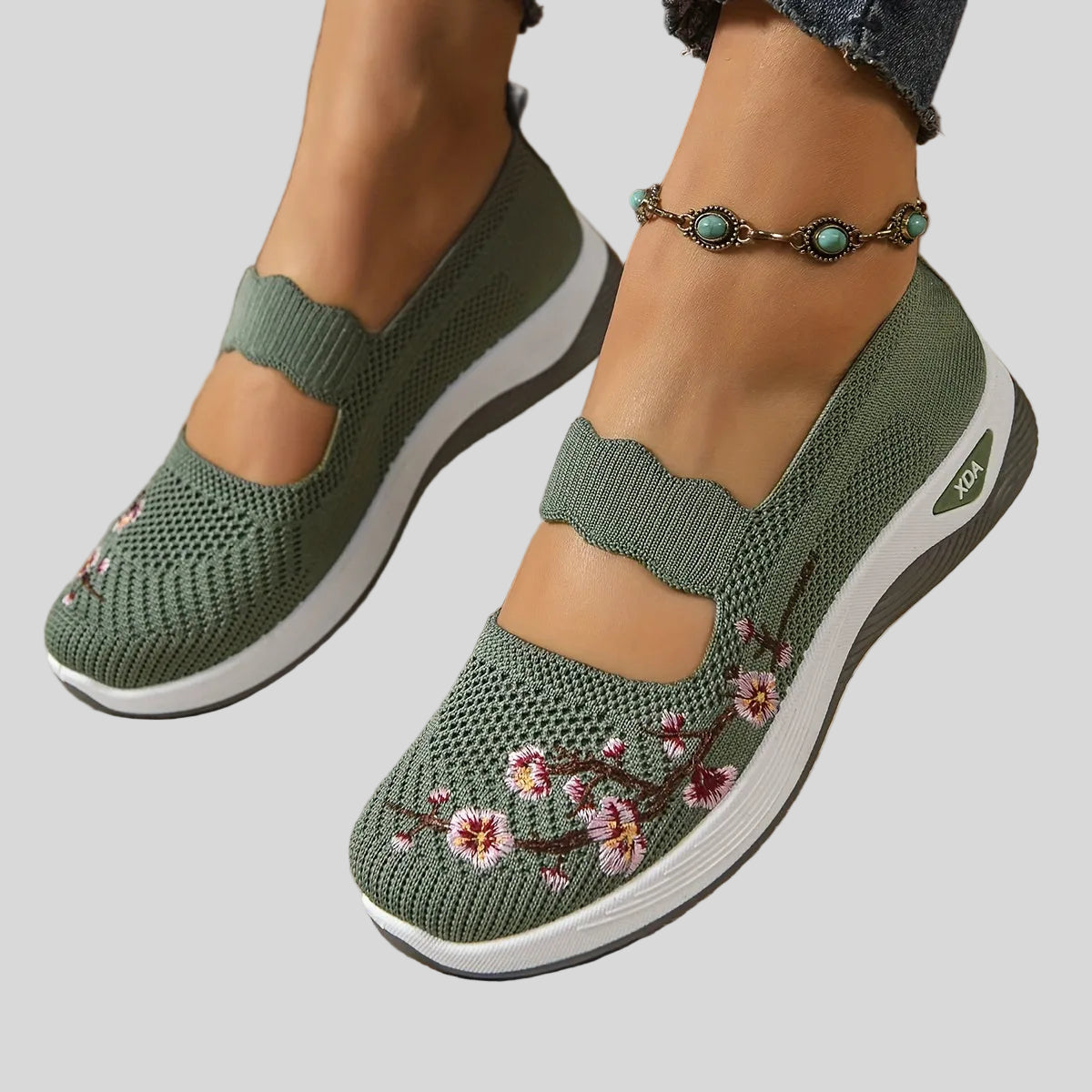 Élodie – Chaussures Respirantes Florales