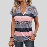 Camille – T-shirt Rayé Chic et Décontracté