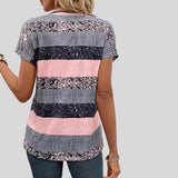 Camille – T-shirt Rayé Chic et Décontracté