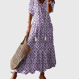 Amalia - Robe Maxi D'Été Vintage Boho