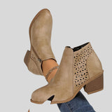 Élodie – Bottines Élégantes Perforées