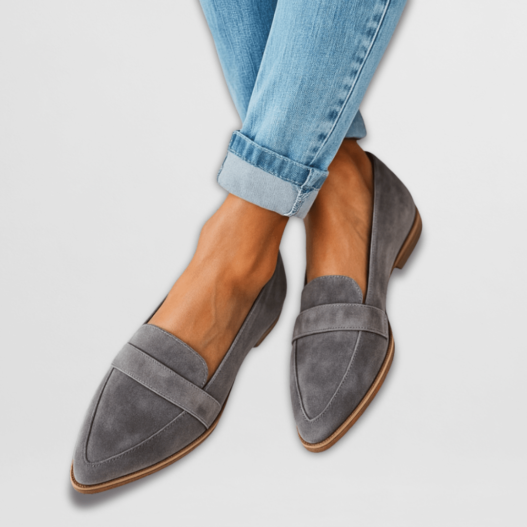 Helen - Chaussons Orthopédiques En Daim Souple