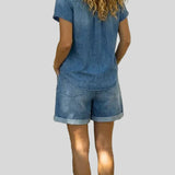 Stephanie - Robe décontractée en jean
