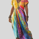 Colette – Robe Patchwork Bohème