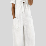 Maya - Combinaison denim col V