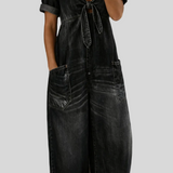 Maya - Combinaison denim col V
