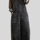 Amanda - Combinaison chemise en jean