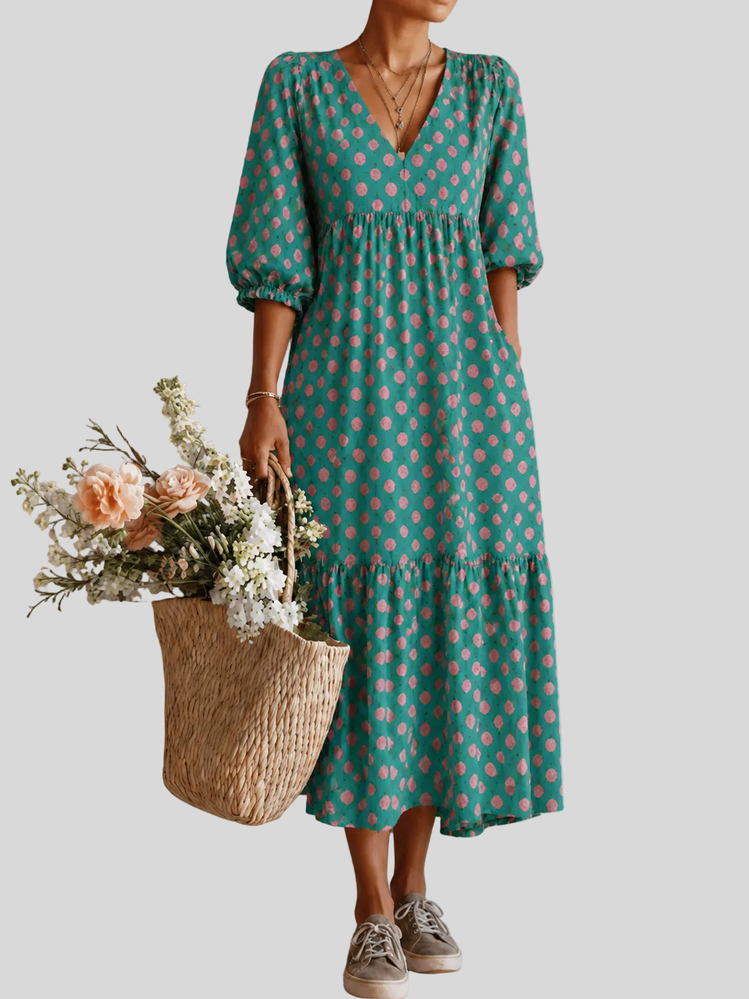 Élodie – Robe Bohème Élégance Intemporelle