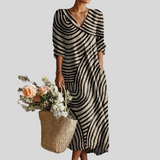 Camille – Robe Artistique Élégance Intemporelle