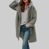 Freja - Manteau Quotidien De Longueur Moyenne Et Confortable