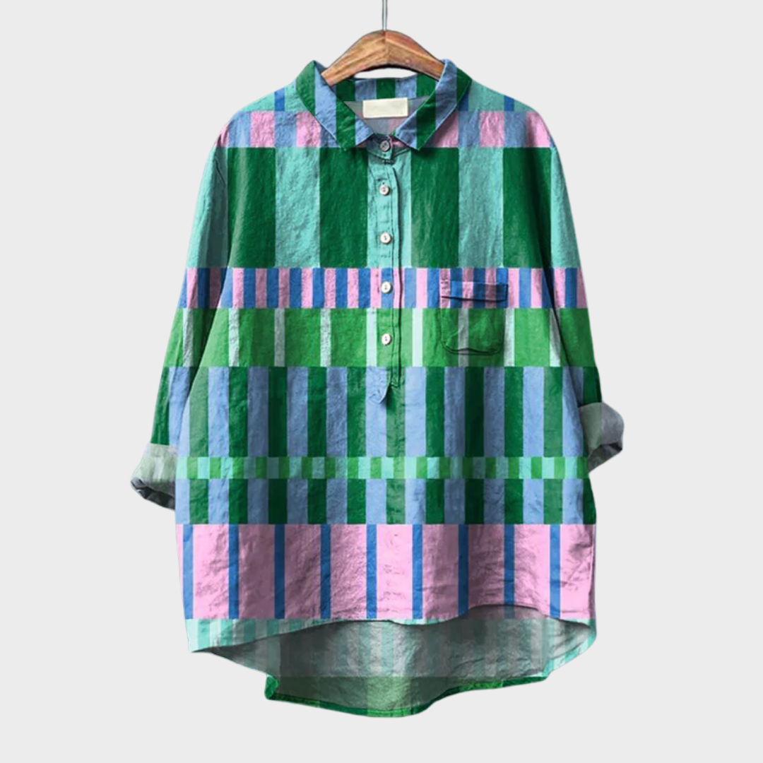 Amber - Blouse Élégante D'Été