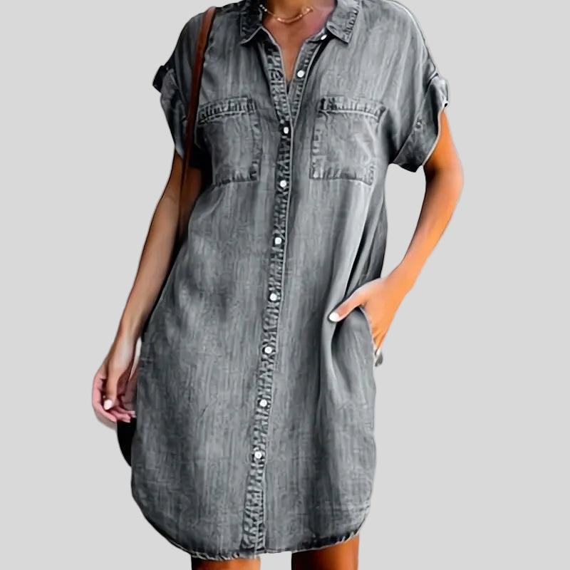 Helen - Robe chemise à boutons