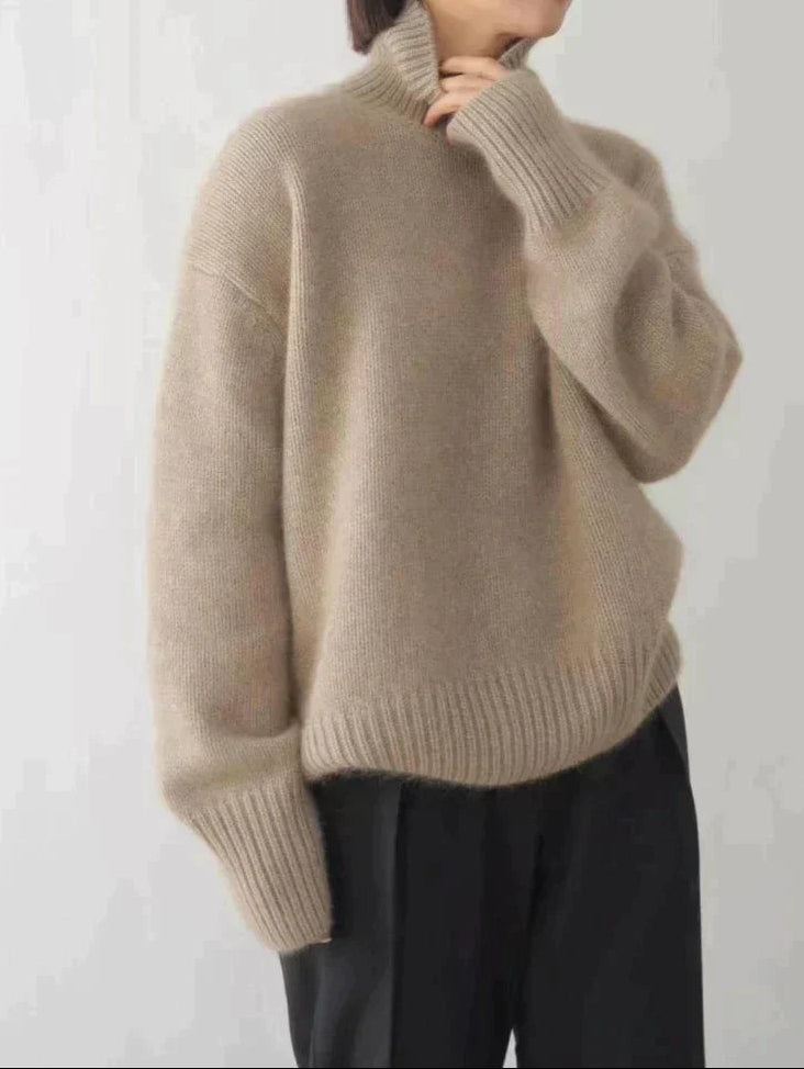 Amaya - Pull Col Roulé En Cachemire Luxueux
