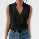 Loretta | Haut V-neck sophistiqué