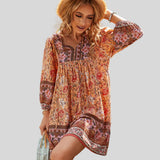 Briseis - Robe Tunique Bohémienne