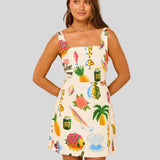 Azalée - Robe Tropicale Délice