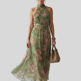 Élodie – Robe Longue Florale Élégante