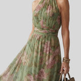 Élodie – Robe Longue Florale Élégante