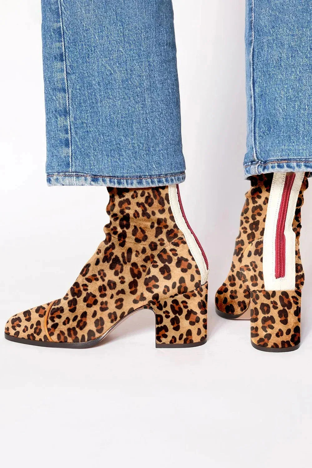 Victoria – Bottines Élégantes Effet Velours