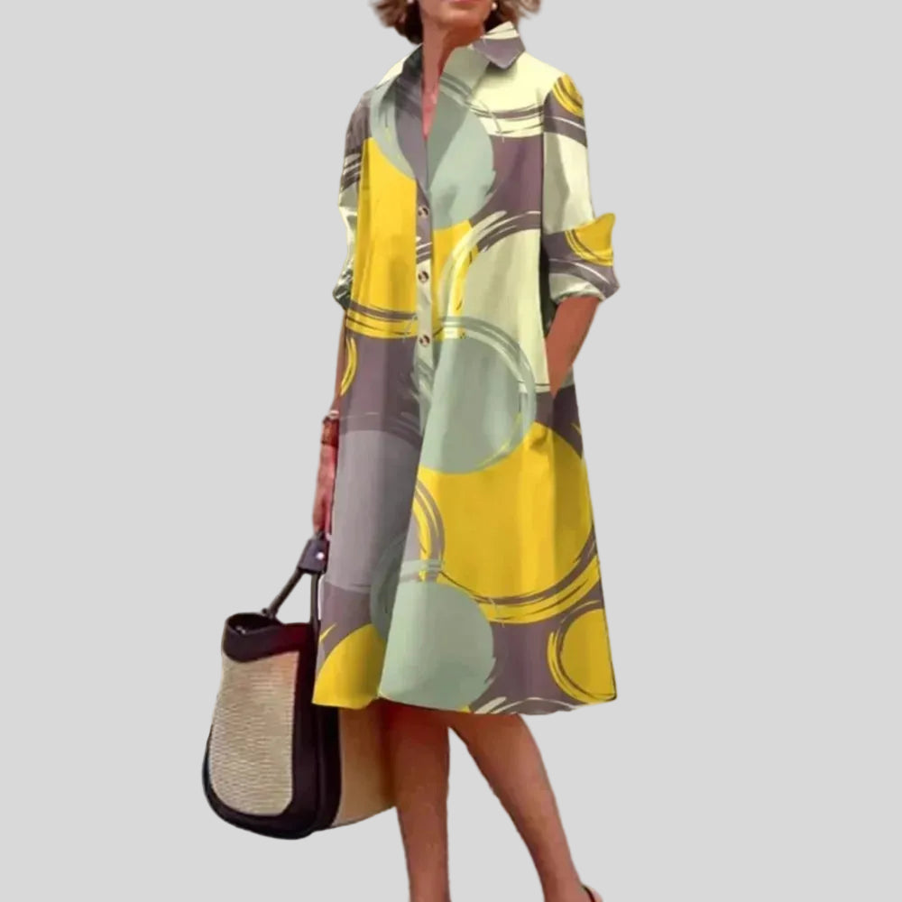 Margaux - Robe Chemise Fluide Élégante