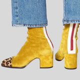 Victoria – Bottines Élégantes Effet Velours