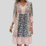Naya - Robe Midi Fluide Boho Luxe