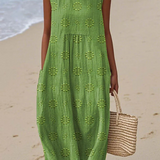 Rose™| Robe Midi Brodée