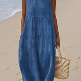 Rose™| Robe Midi Brodée