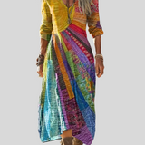 Colette – Robe Patchwork Bohème