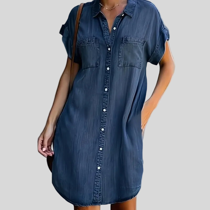 Helen - Robe chemise à boutons