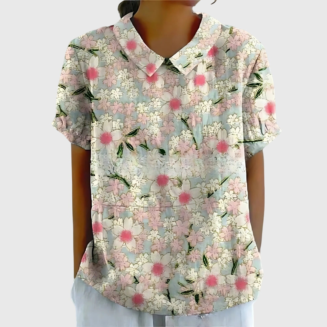 Jenna - Blouse Fleurie