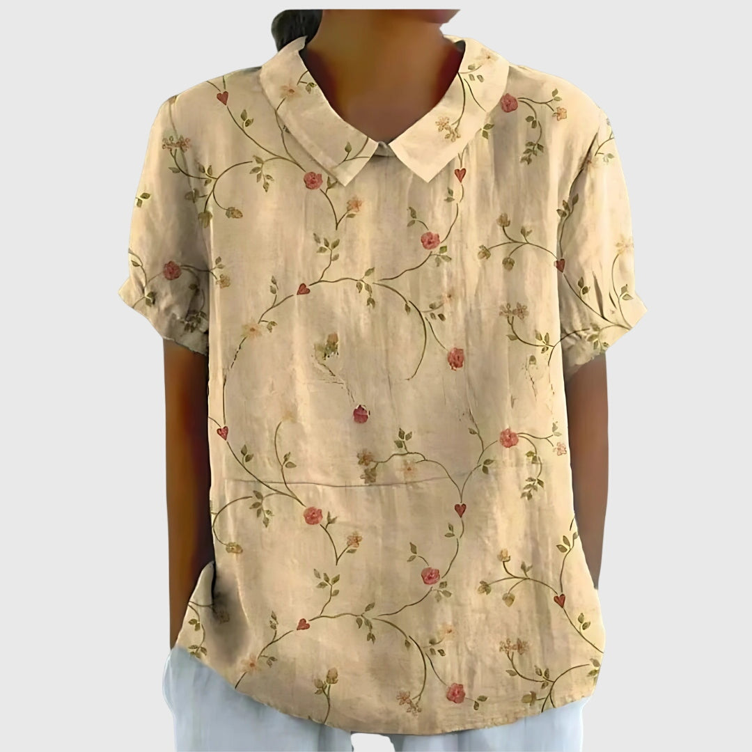 Jenna - Blouse Fleurie