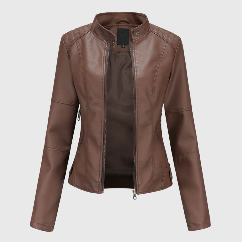 Giorgina - Veste En Cuir Élégante Pour Femmes