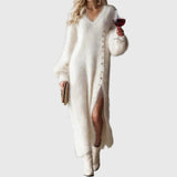 Brielle - Robe De Détente Pour Les Fêtes