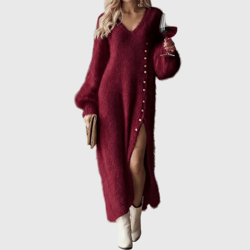 Brielle - Robe De Détente Pour Les Fêtes