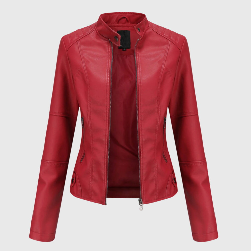 Giorgina - Veste En Cuir Élégante Pour Femmes