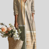 Élise – Robe Naturelle Élégance Minimaliste